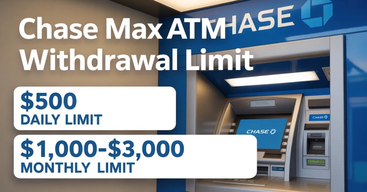 chase max atm withdrawal